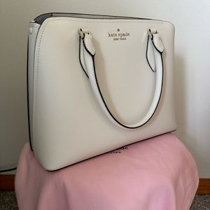 Kate Spade white leather bag